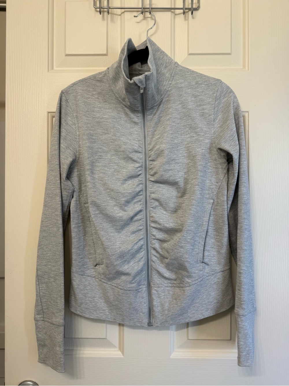 Lululemon Light Gray Women's Full-Zip Active Jacket